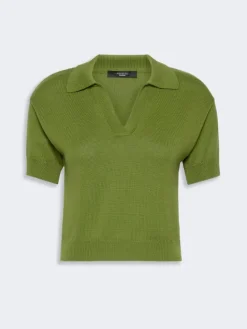 Cotton yarn sweater - GREEN
