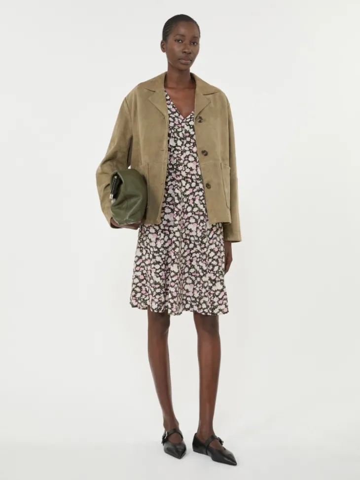 Cropped suede jacket - MUD