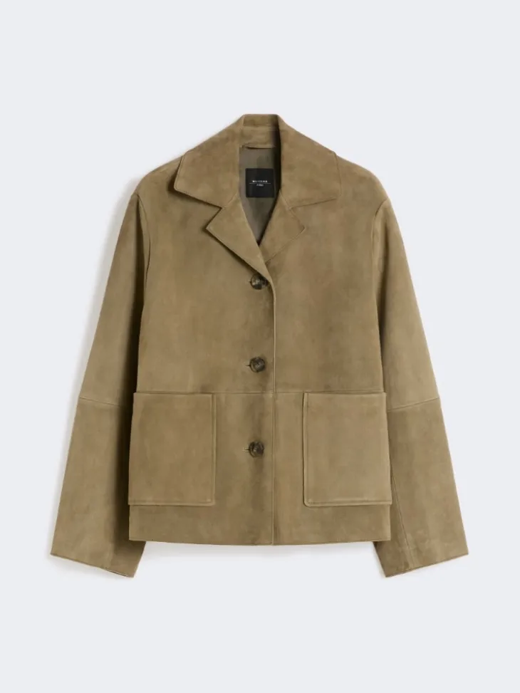 Cropped suede jacket - MUD