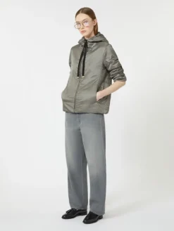 Denim barrel-leg jeans - MEDIUM GREY