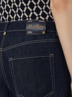 Denim turn-up jeans - ULTRAMARINE