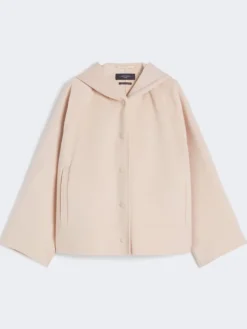 Double-faced wool-blend coat - SAND
