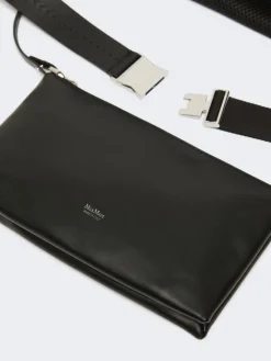 Extra-large handbag in technical mesh - BLACK
