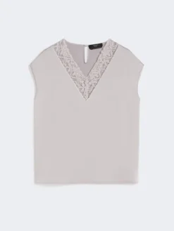 Feminine satin top - NUDO