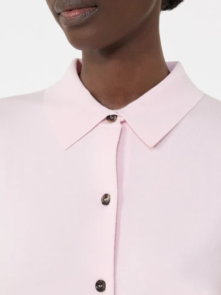 Feminine wool cardigan - PINK