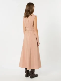 Flared taffeta dress - PINK