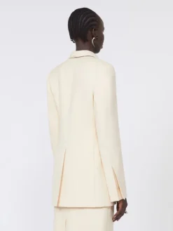 Gabardine blazer - VANILLA