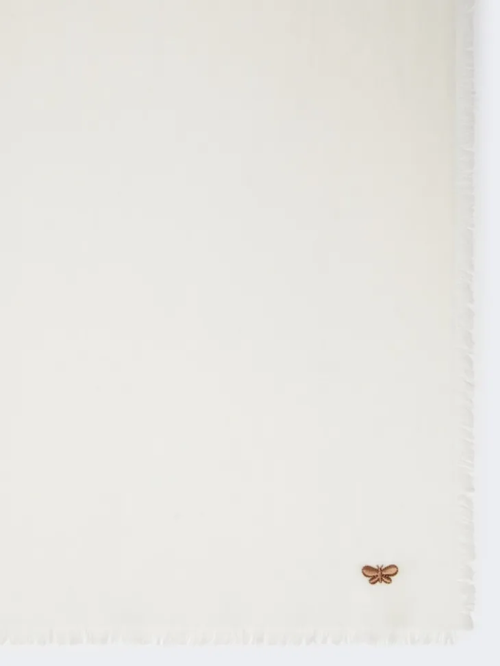 Gradient wool shawl - CAMEL