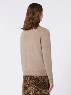 Inlay-detail cashmere sweater - TURTLEDOVE