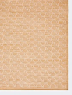 Jacquard wool, cotton and silk stole - BRONZE