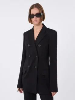 Jersey blazer - BLACK