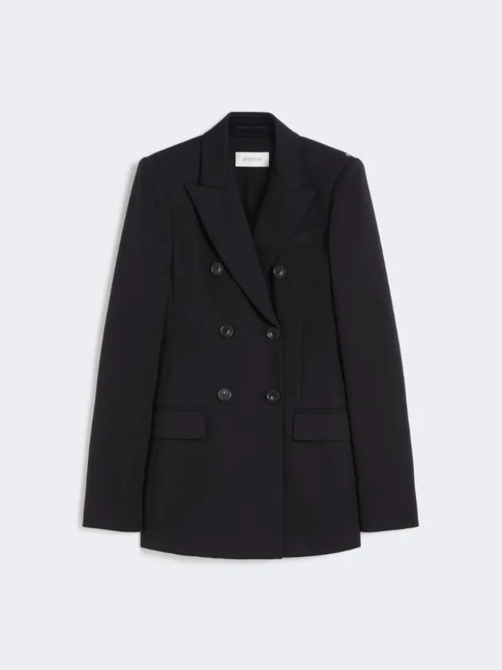 Jersey blazer - BLACK