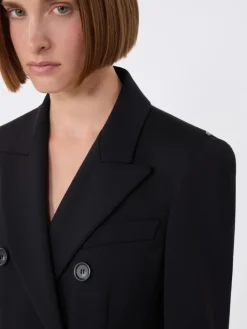 Jersey blazer - BLACK