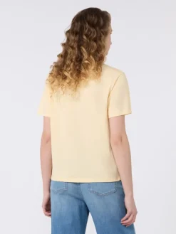 Jersey T-shirt with graphics - LIGHT YELLOW