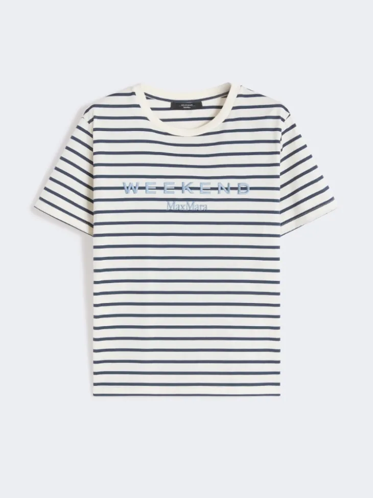 Jersey T-shirt with graphics - NAVY