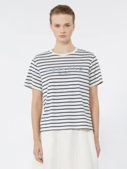 Jersey T-shirt with graphics - NAVY