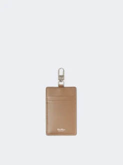 Leather badge holder - MUD