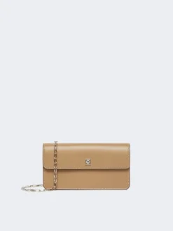 Leather phone pouch - MUD