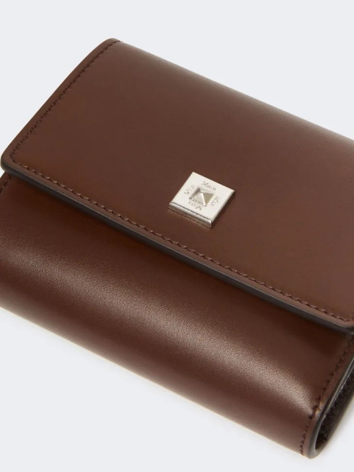 Leather purse - COCOA