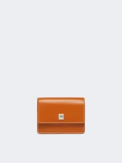 Leather purse - RUST