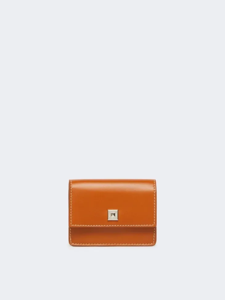 Leather purse - RUST