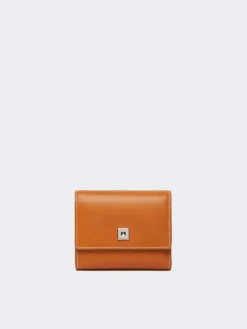 Leather purse - RUST