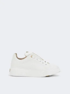 Leather sneakers - OPTICAL WHITE