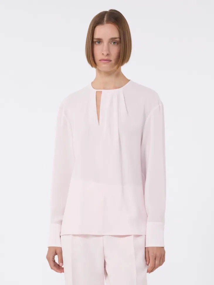 Lightweight cady blouse - PINK