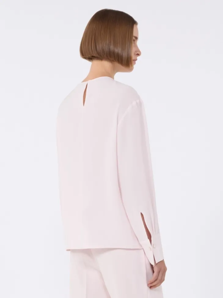 Lightweight cady blouse - PINK