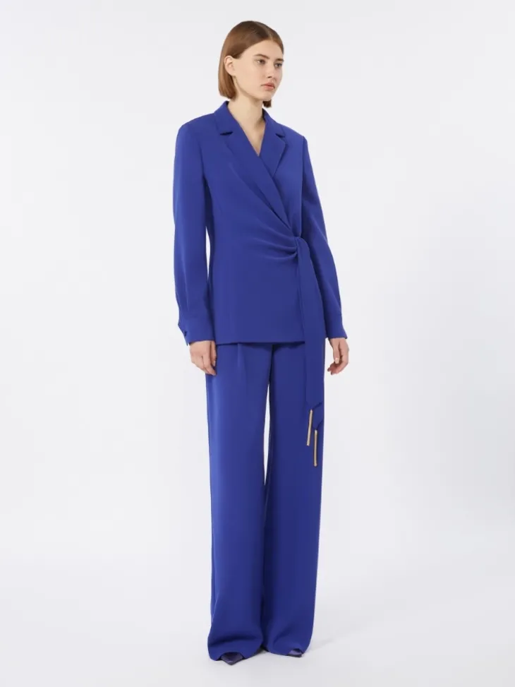 Lightweight cady jacket - CORNFLOWER BLUE