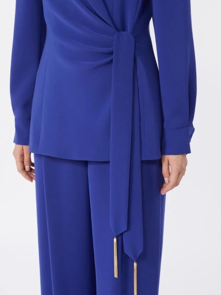 Lightweight cady jacket - CORNFLOWER BLUE