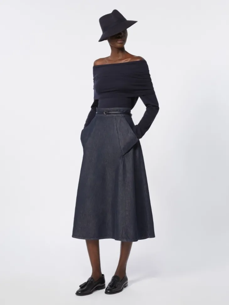 Lightweight cashmere sweater - ULTRAMARINE