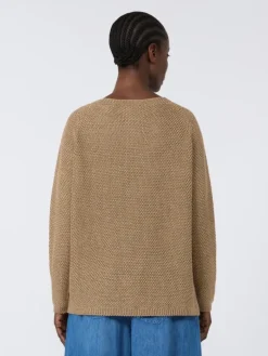 Lightweight linen sweater - DESERT