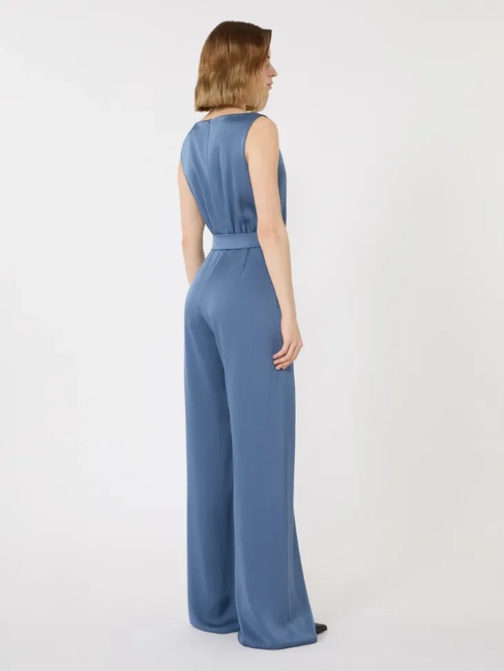 Lightweight satin jumpsuit - AVIO