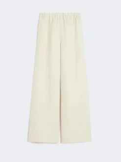 Linen and silk trousers - BEIGE