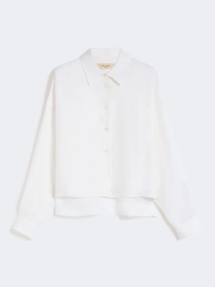 Linen canvas jacket - WHITE