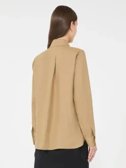Linen canvas shirt - SAND