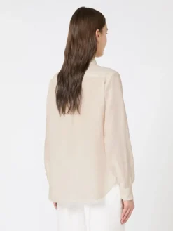 Linen fabric shirt - ECRU