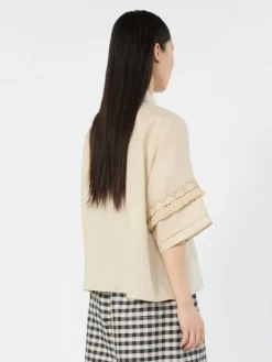 Linen fabric shirt - SAND