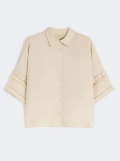 Linen fabric shirt - SAND