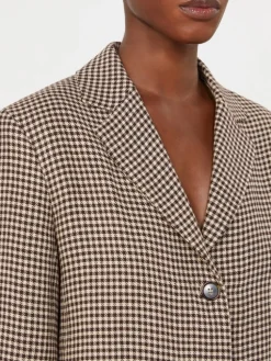 Linen twill jacket - BEIGE