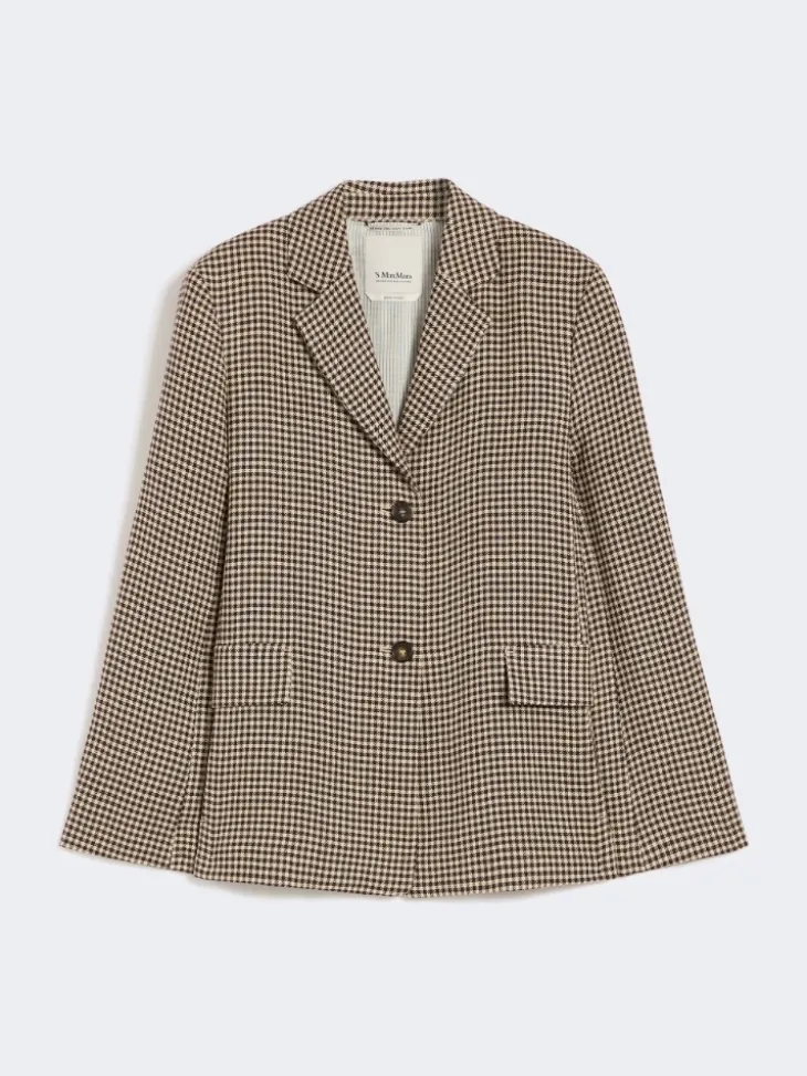 Linen twill jacket - BEIGE