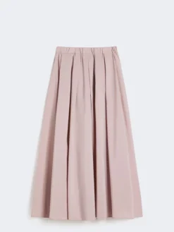 Long taffeta skirt - ANTIQUE ROSE