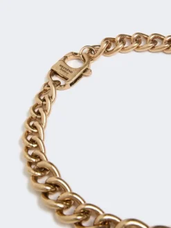 Metal chain choker necklace - GOLD
