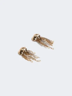 Metallic earrings - GOLD