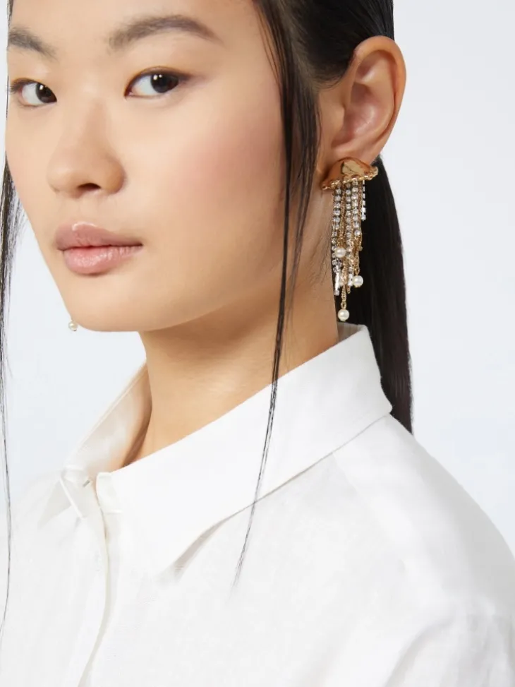 Metallic earrings - GOLD