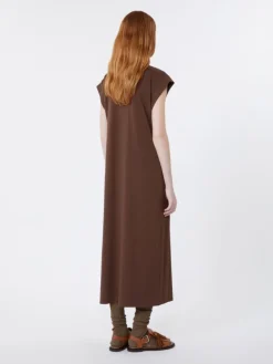 Milano jersey dress - CHOCOLATE