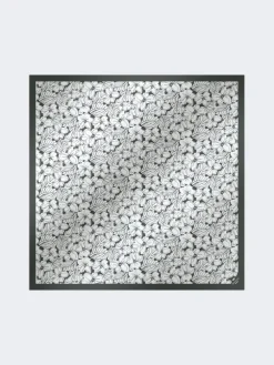 Modal and silk maxi square - OPTICAL WHITE