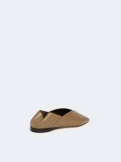 Nappa leather ballerinas - MUD