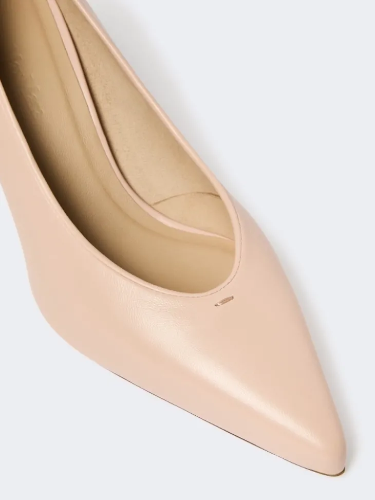 Nappa leather court shoes - NUDO